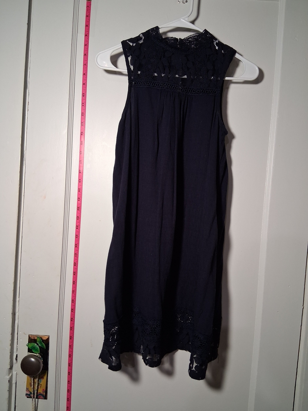 Woman's Navy Blue Sleeveless Dress